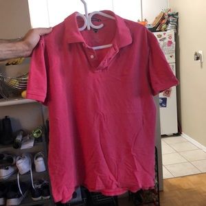 Pink polo shirt